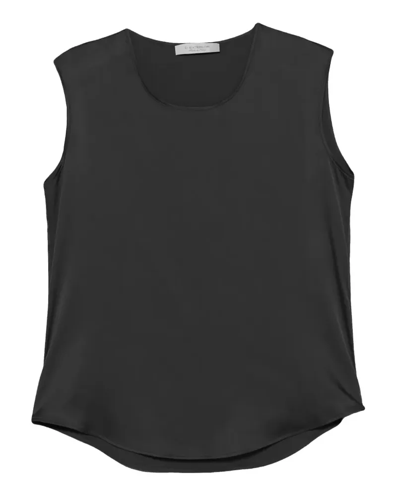 D.EXTERIOR sleeveless vest - Schwarz Schwarz
