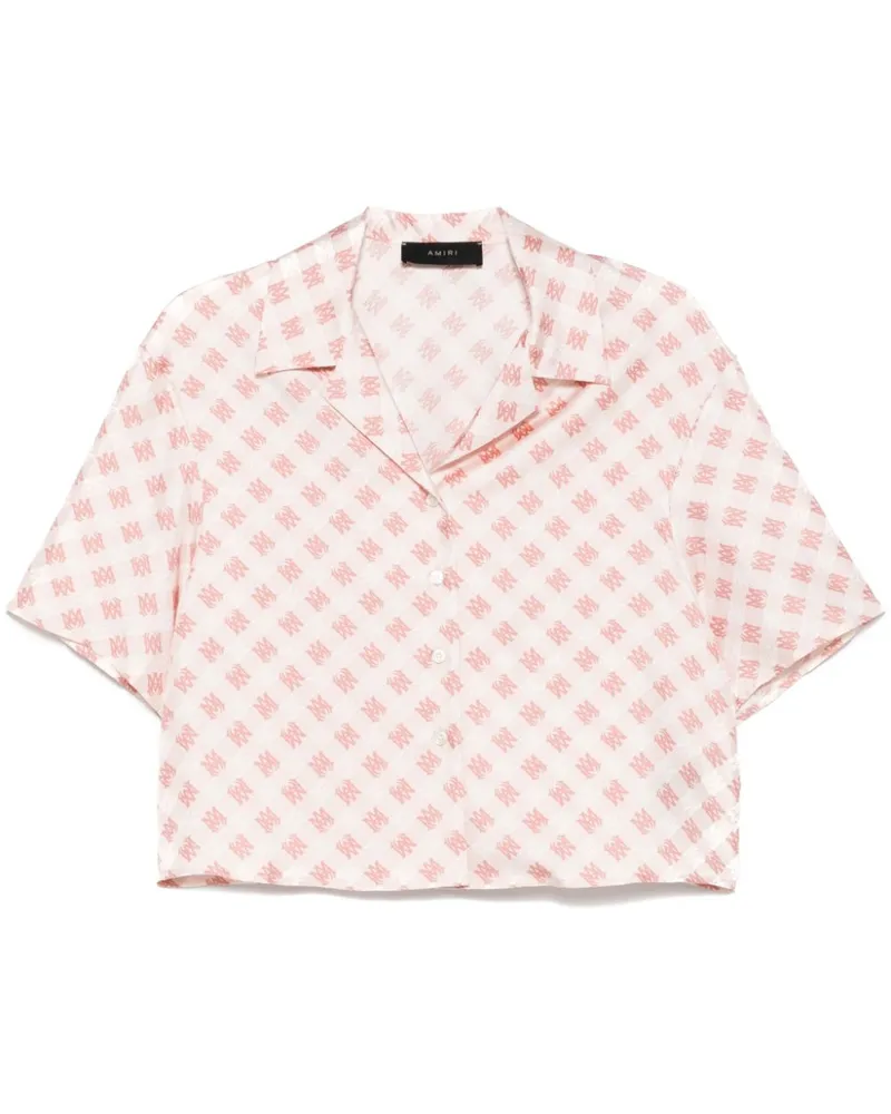 Amiri T-Shirt mit MA-Print - Rosa Rosa