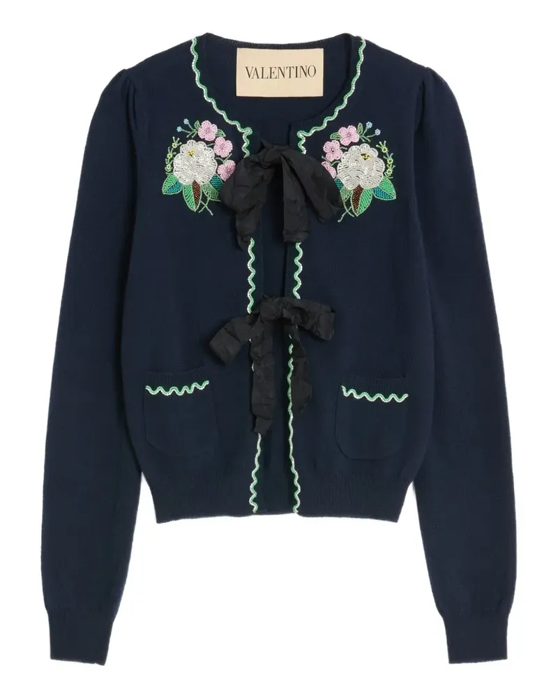 Valentino Garavani Bestickter Cardigan - Blau Blau