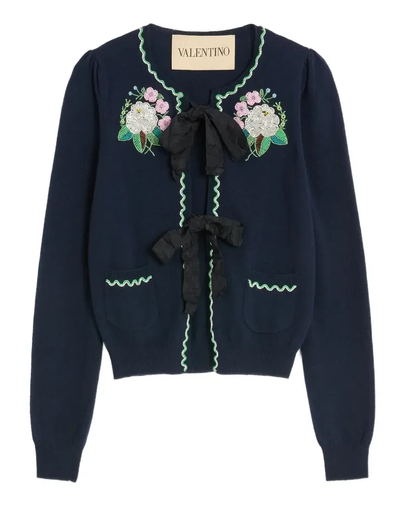 Valentino Garavani Bestickter Cardigan - Blau Blau