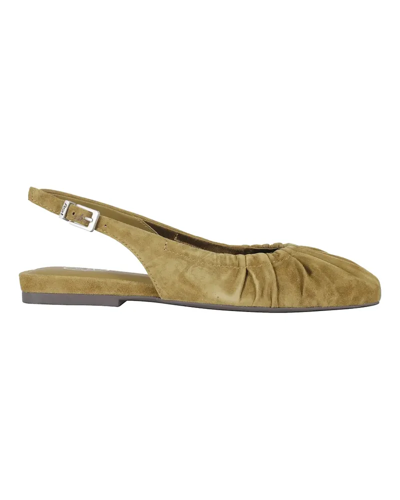 ash gathered slingback ballet flats - Grün Grün