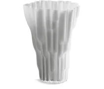 Mittelgroße Marianne Vase aus Glas - Weiß
