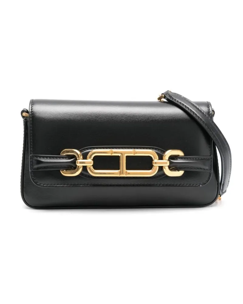 Tom Ford Mini Whitney Schultertasche - Schwarz Schwarz