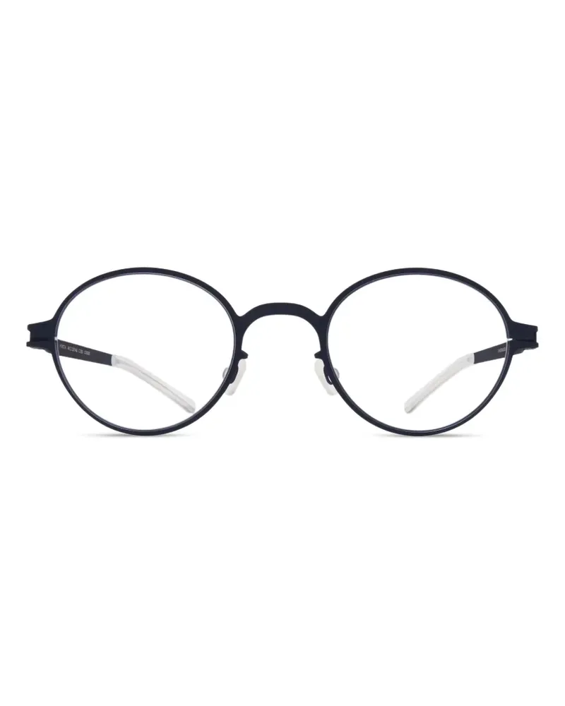 Mykita Runde Portia Brille - Blau Blau