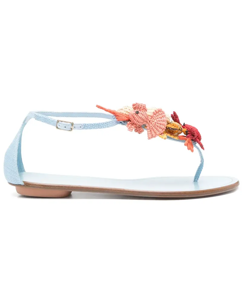 Aquazzura Marea Sandalen - Blau Blau