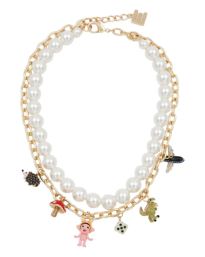 Essentiel Halskette mit mehreren Anhängern - Gold Gold