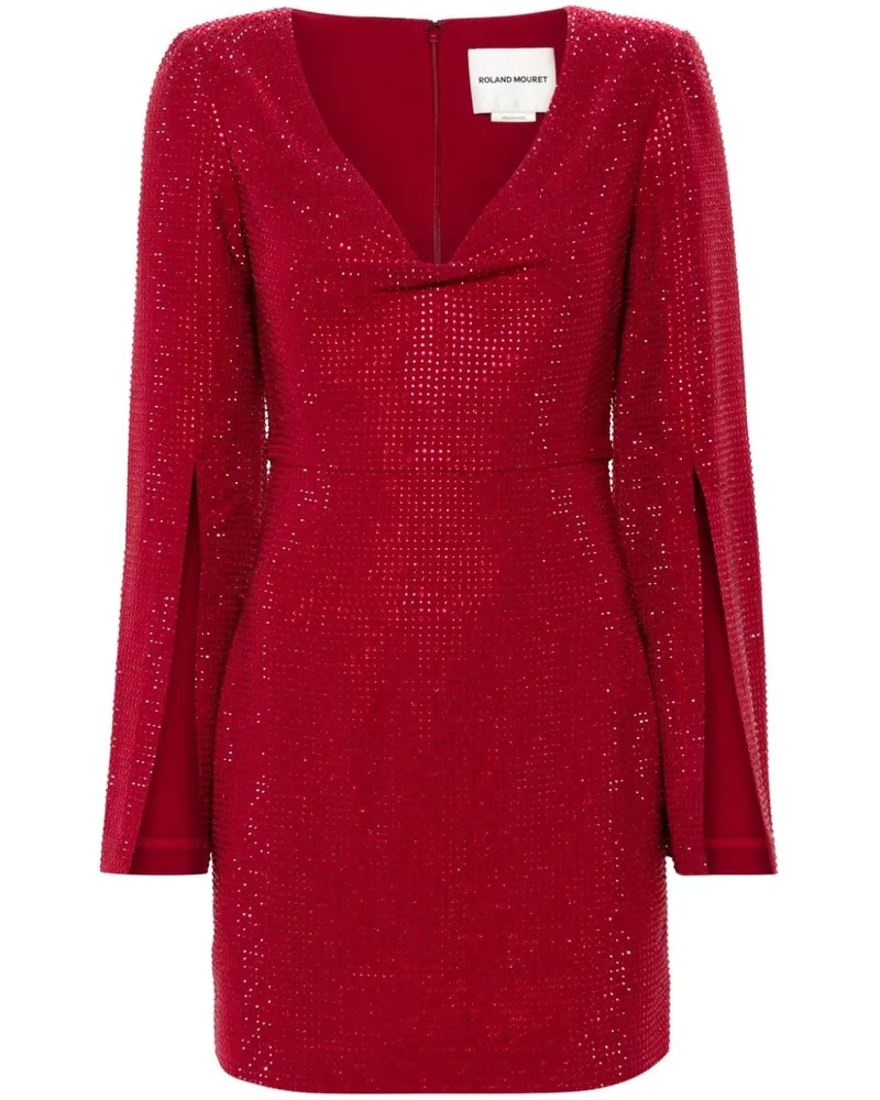 Roland Mouret Minikleid mit Strass - Rot Rot