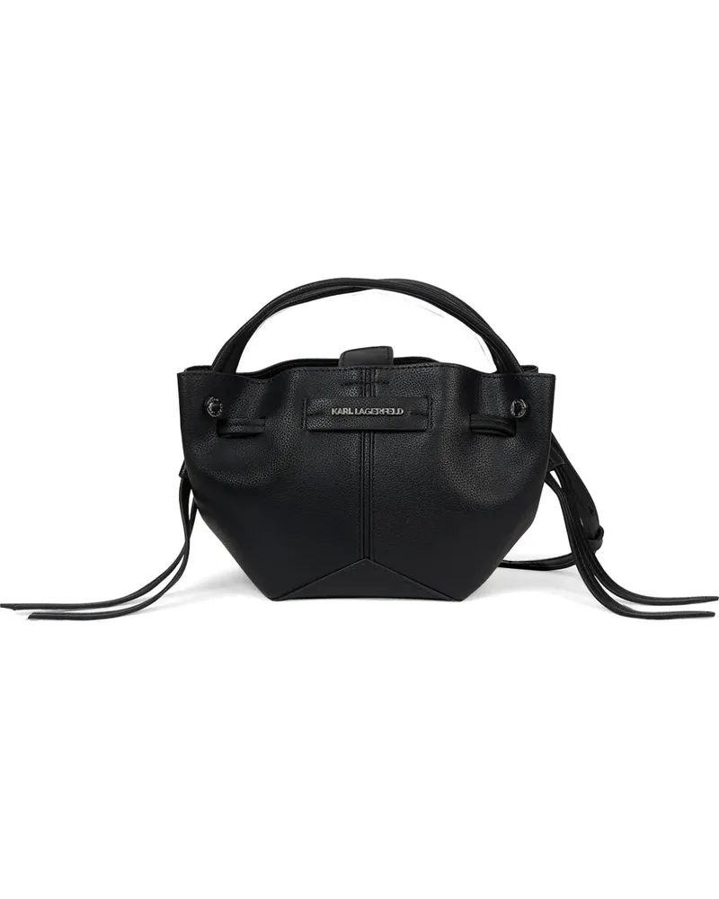 Karl Lagerfeld K/Pierced bucket bag - Schwarz Schwarz