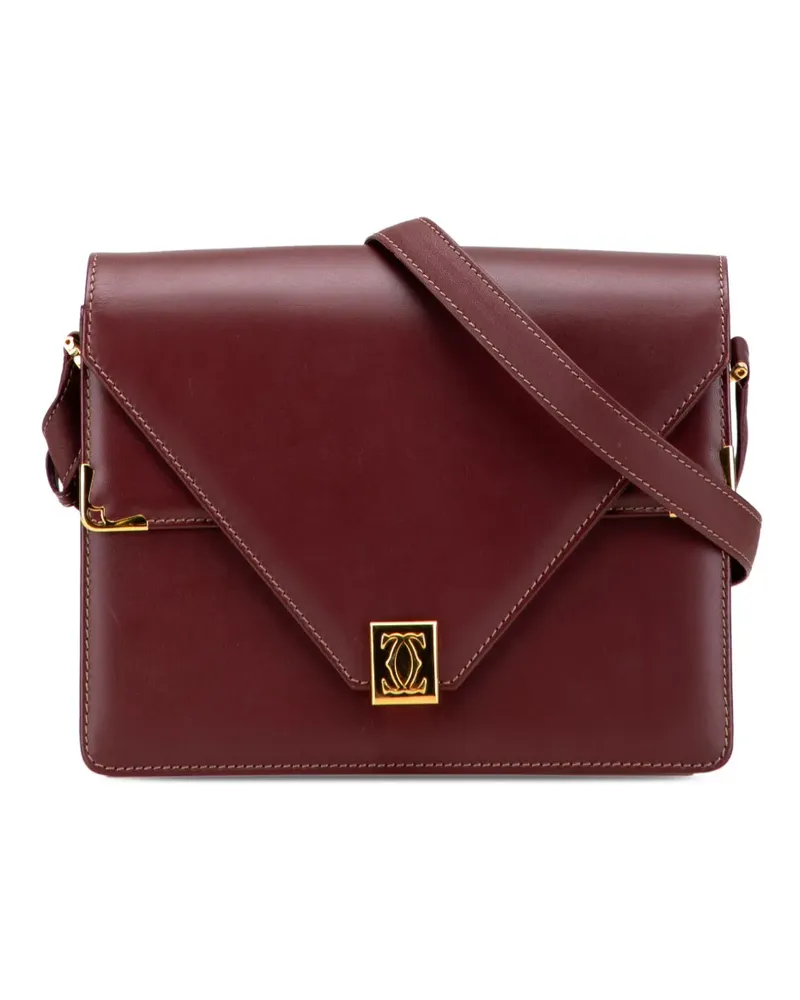 Cartier 20th Century Must de  Umhängetasche aus Leder - Rot Rot