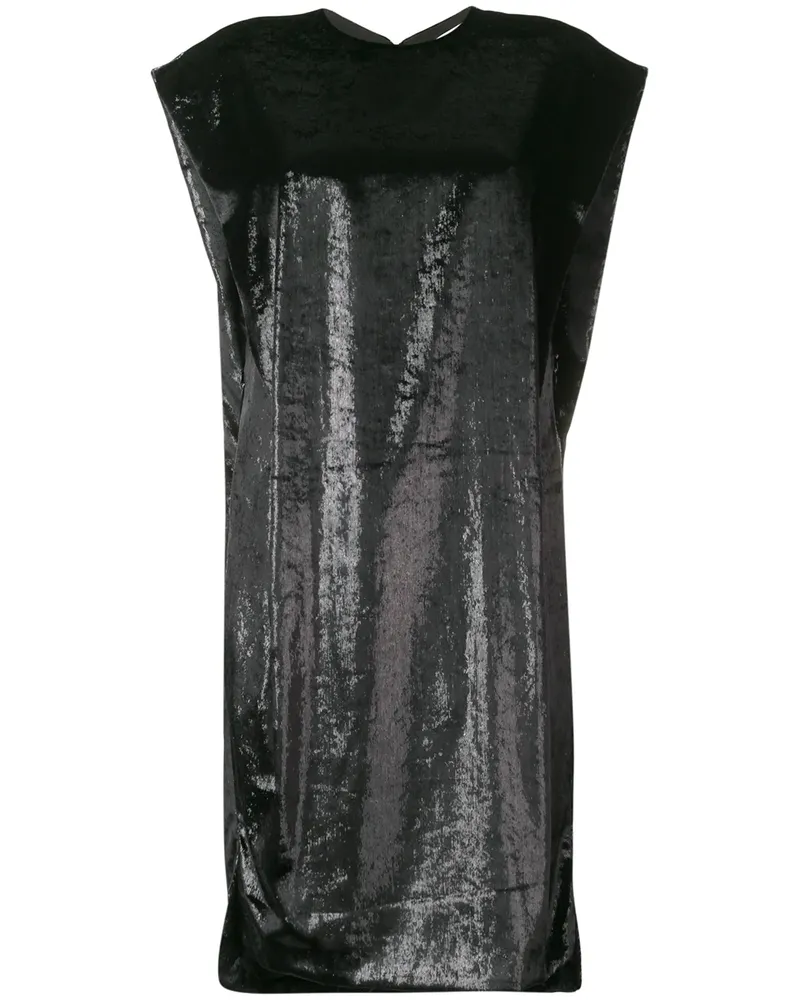 POIRET Midikleid mit lockerem Schnitt - Schwarz Schwarz