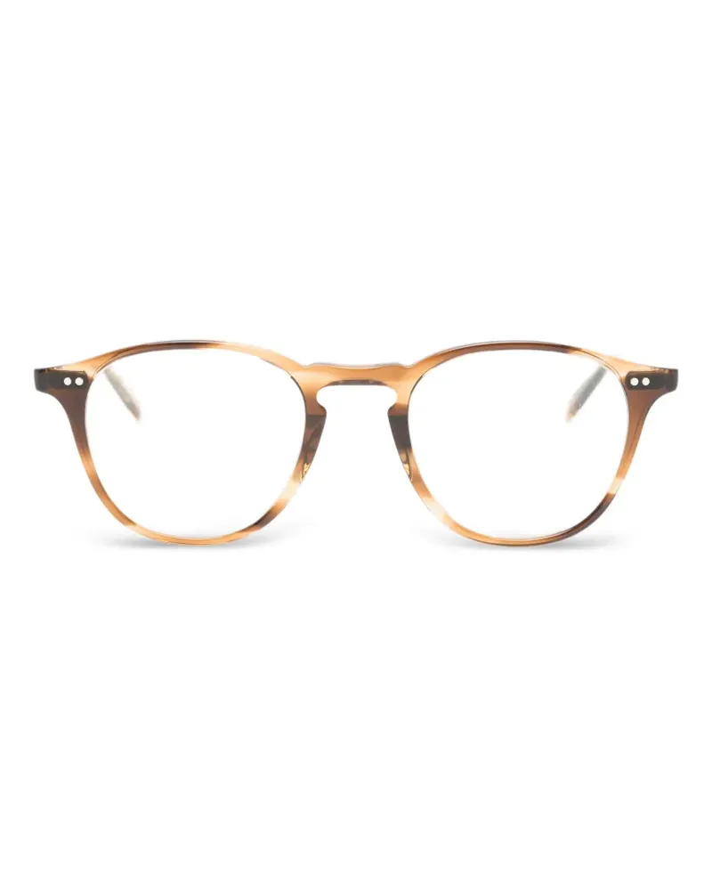 Garrett Leight Hampton round-frame glasses - Braun Braun