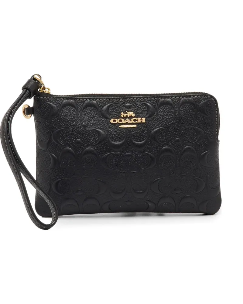Coach Signature embossed mini bag - Schwarz Schwarz