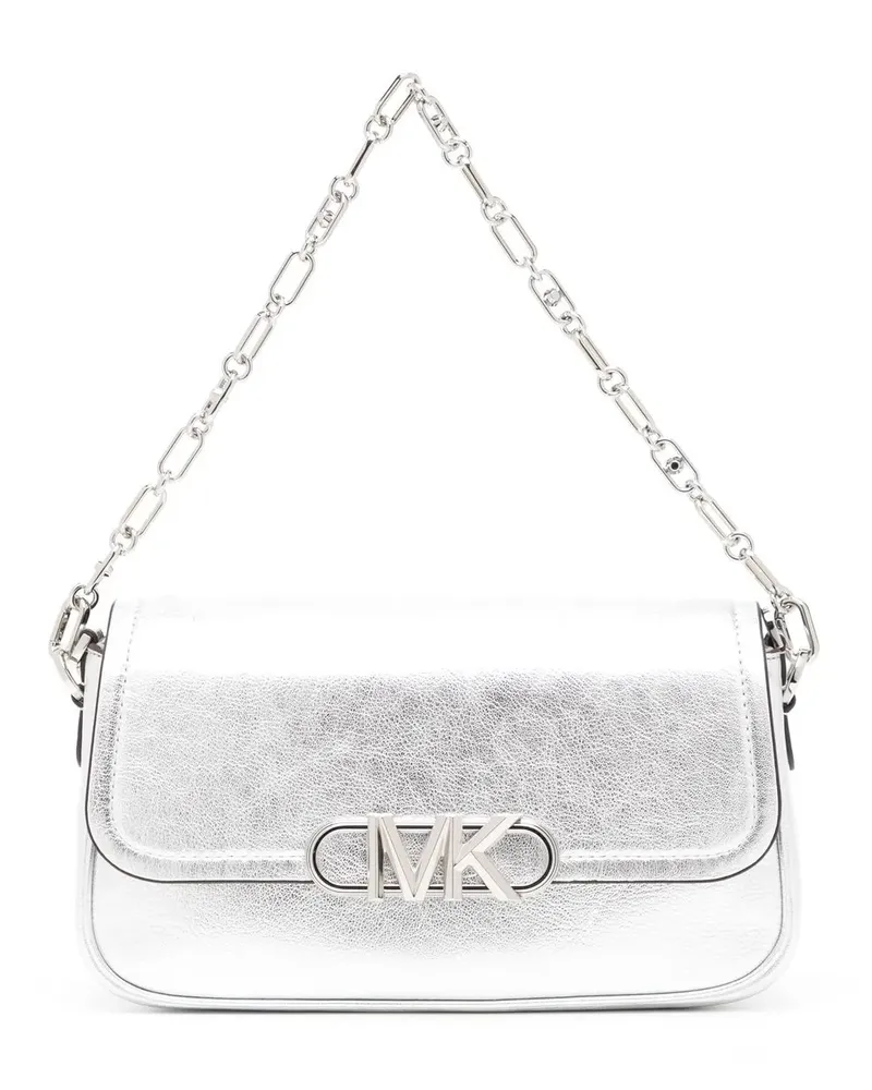 Michael Kors Mittelgroße Parker Schultertasche - Silber Silber