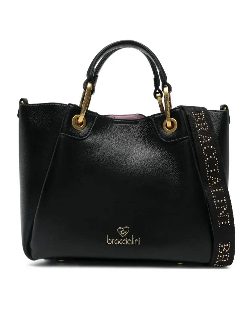 Braccialini Amy Schultertasche - Schwarz Schwarz