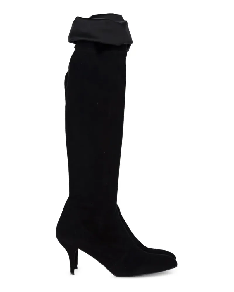 Stuart Weitzman tieland over-the-knee suede boots - Schwarz Schwarz