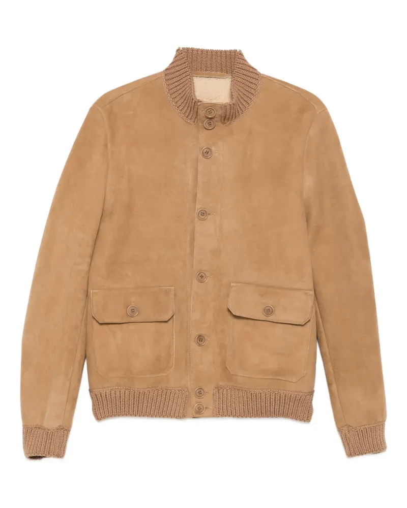 Salvatore Santoro Jacke aus Wildleder - Nude Nude