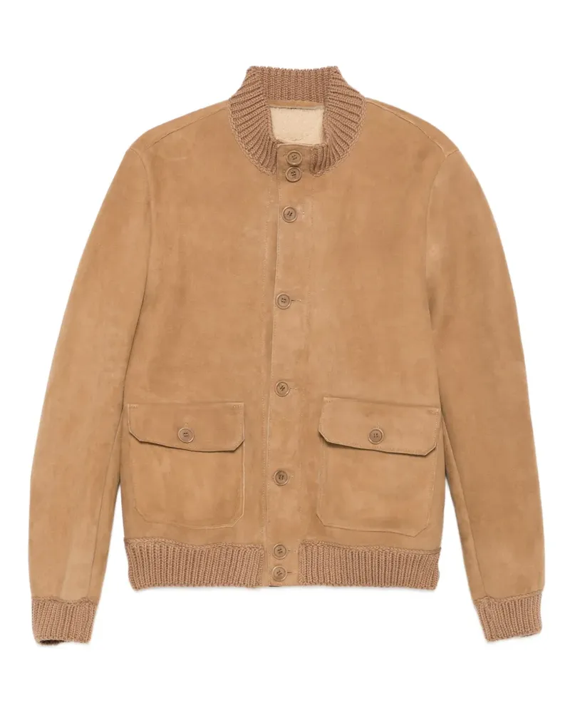 Salvatore Santoro Jacke aus Wildleder - Nude Nude