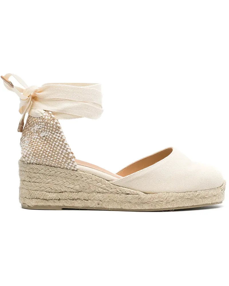Castañer Carina Wedge-Espadrilles - Nude Nude