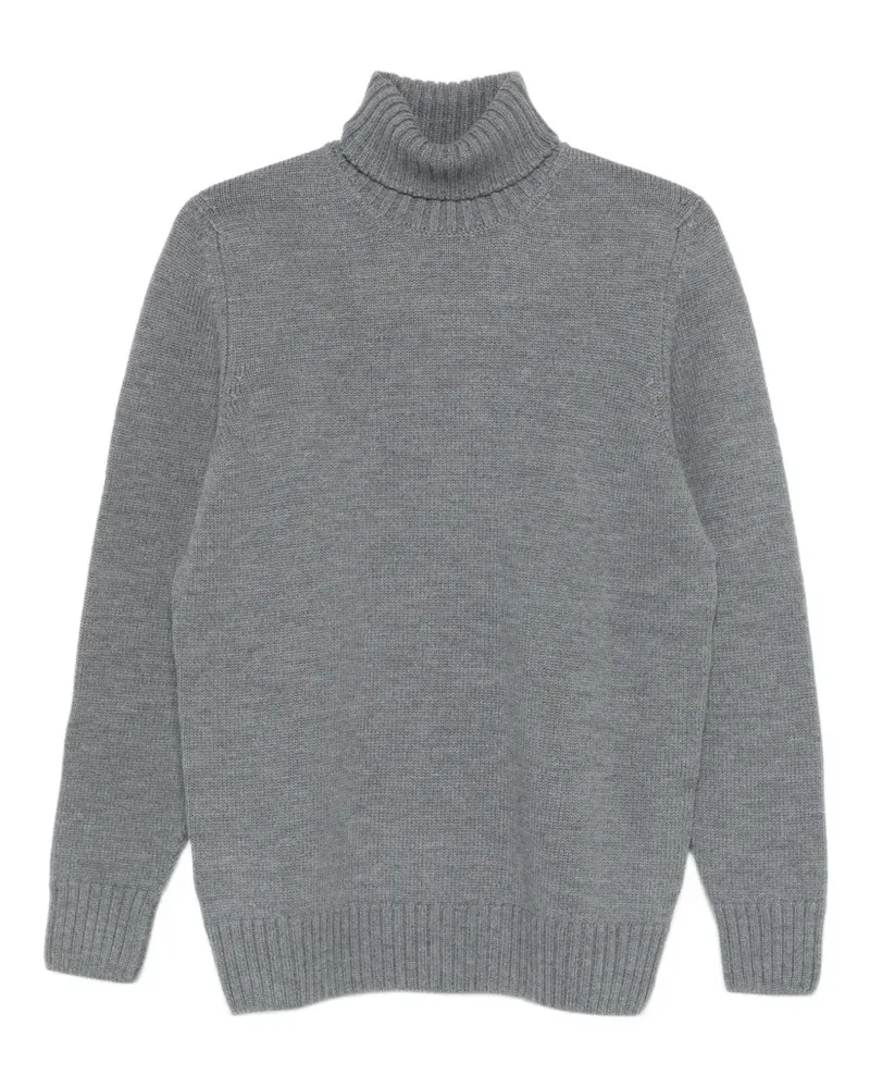 Drumohr  Klassischer Rollkragenpullover - Grau Grau