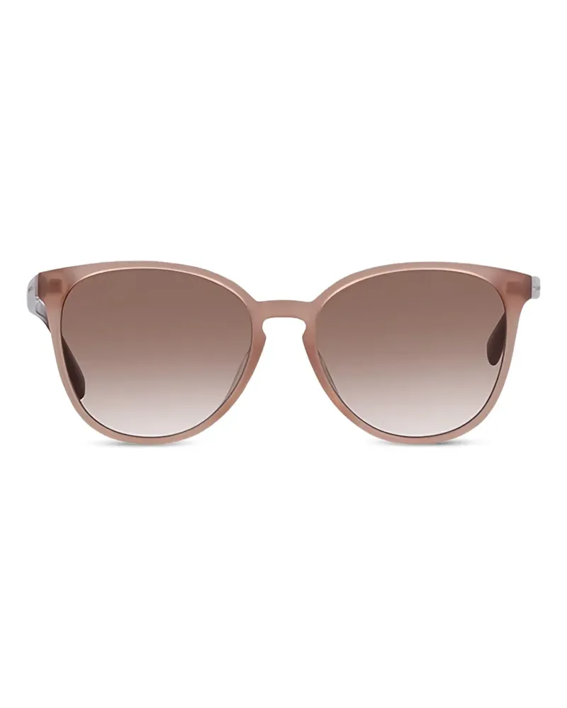 Longchamp Sonnenbrille mit rundem Gestell - Braun Braun