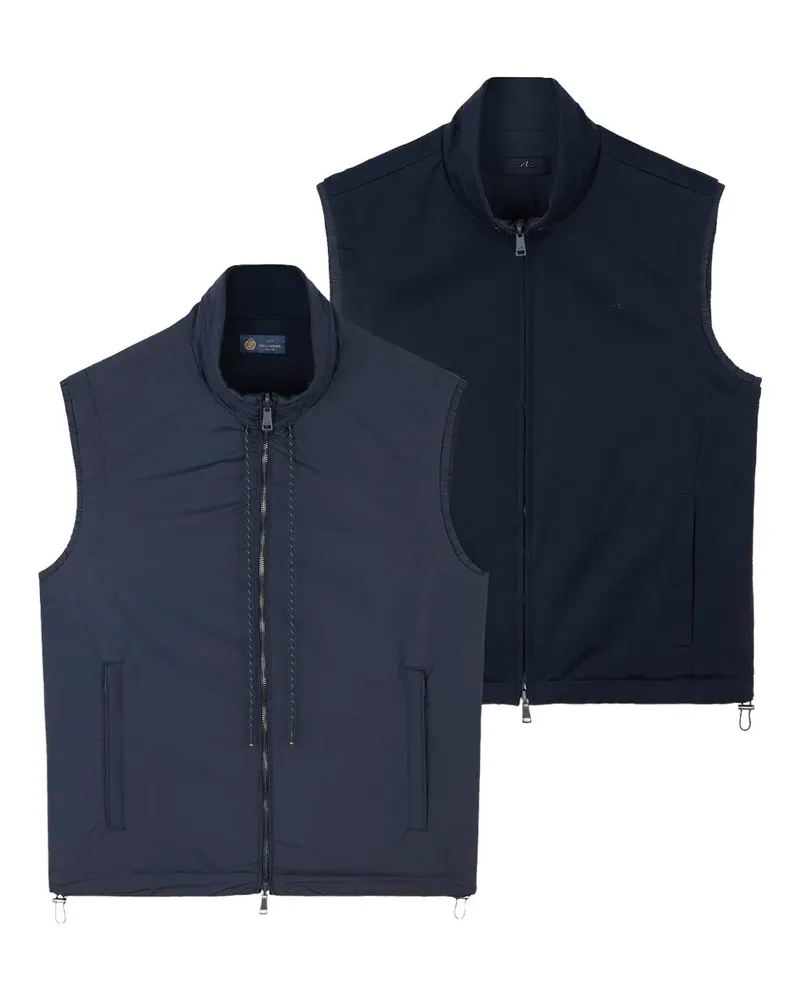 Paul & Shark reversible zip-fastening gilet - Blau Blau