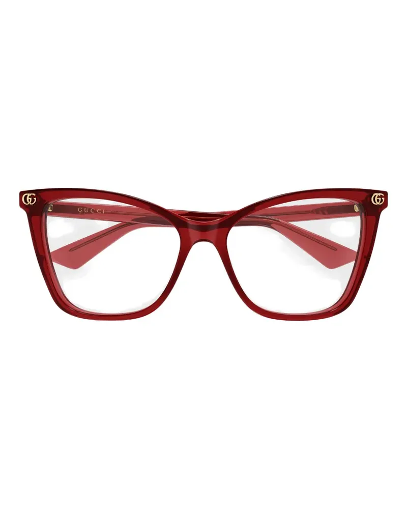 Gucci Double G cat-eye glasses - Rot Rot