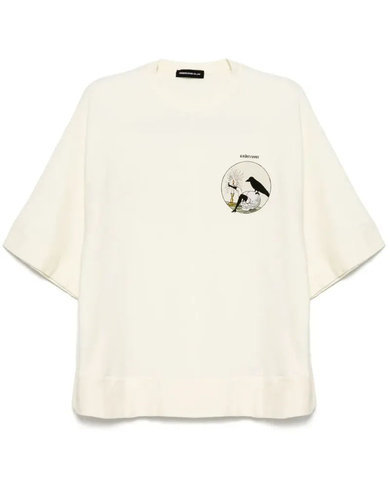 Undercover Sweatshirt mit Print - Weiß Weiß