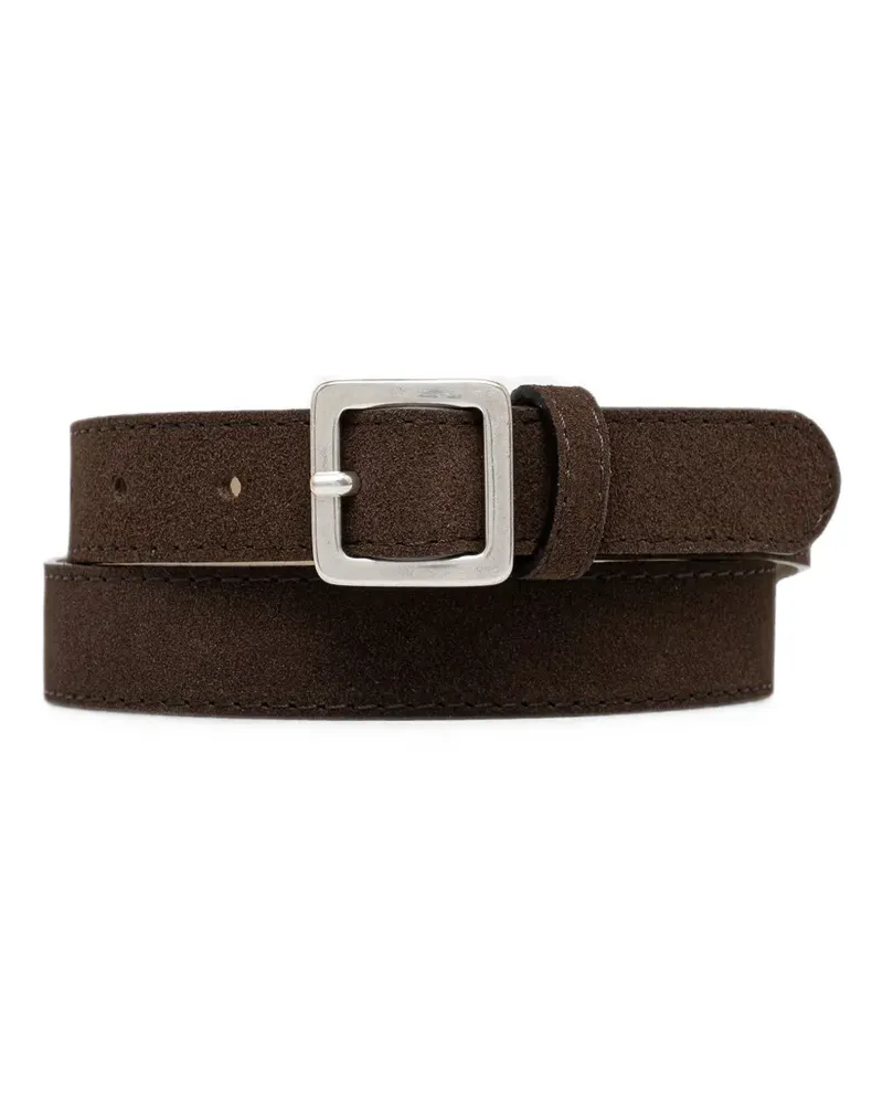 Gianni Chiarini Gürtel aus Wildleder - Braun Braun