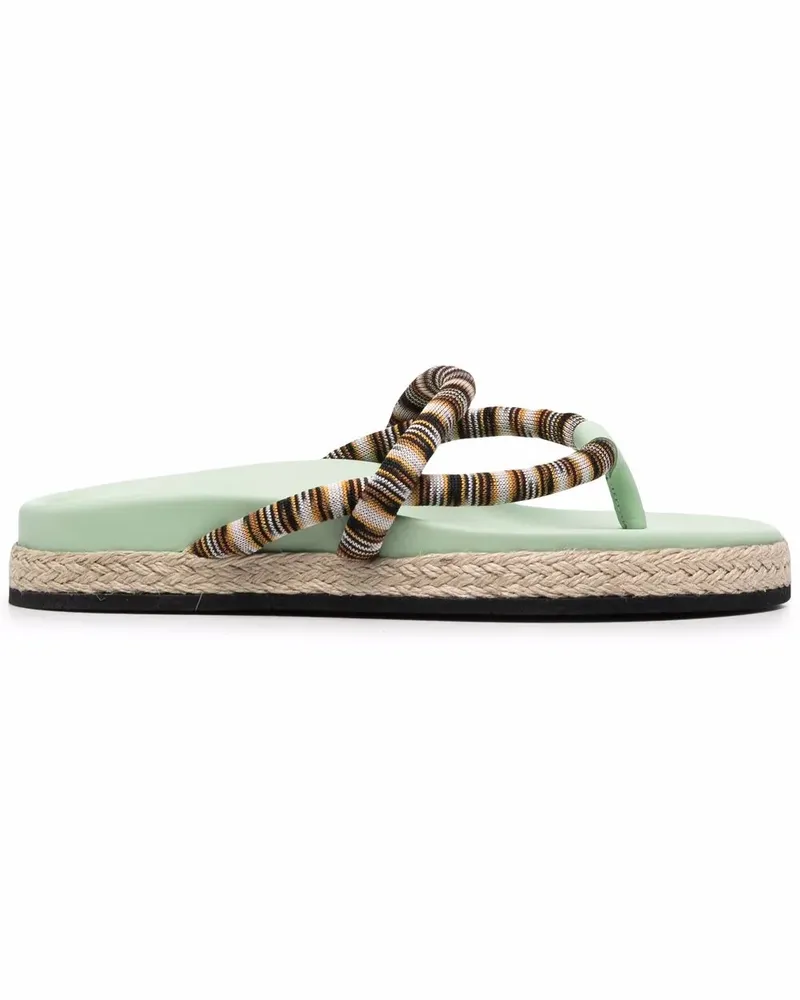 Missoni Flip-Flops mit Riemen - Schwarz Schwarz