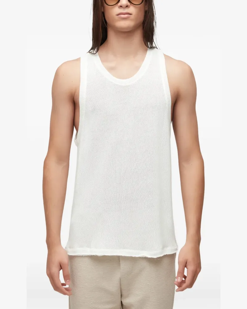 Osklen sleeveless vest - Weiß Weiß