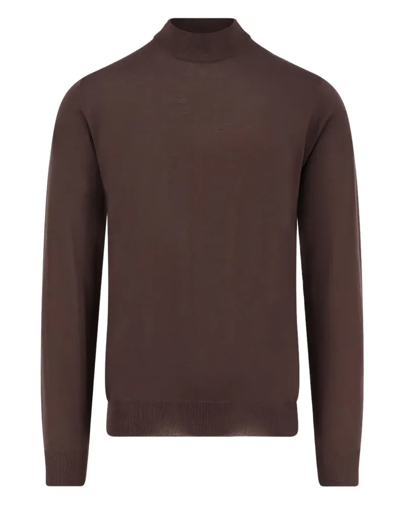 Filippo de Laurentiis mock-neck sweater - Braun Braun