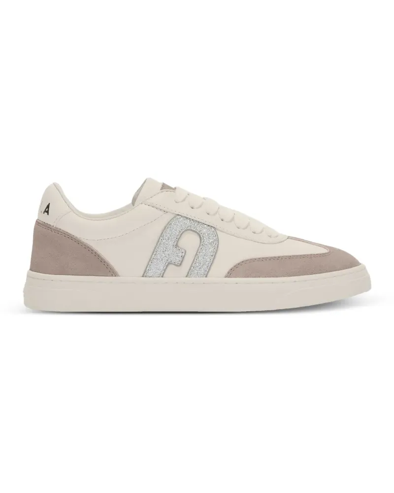 Furla Step glitter-embellishment sneakers - Weiß Weiß