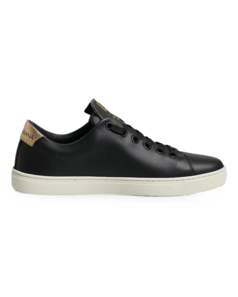 Dolce & Gabbana Sneakers mit Herz-Patch - Schwarz Schwarz