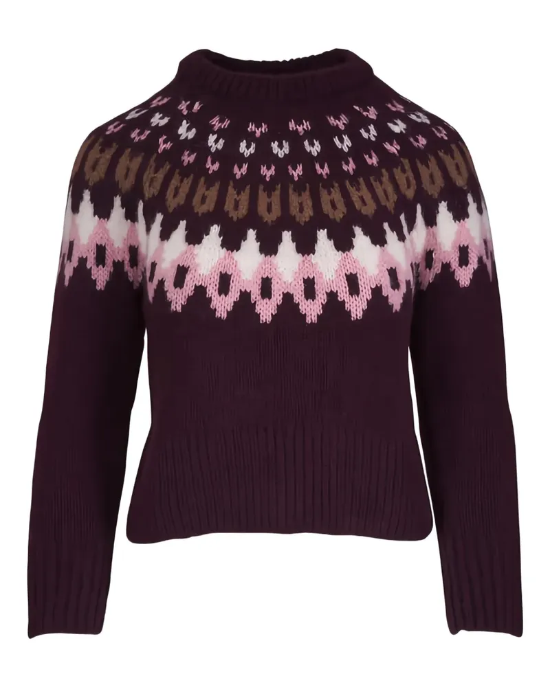 Veronica Beard Anne Fair Pullover - Rot Rot