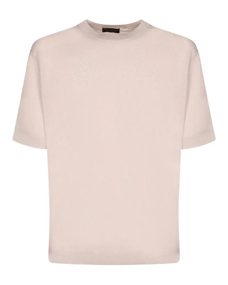 Dell'oglio Fein gestricktes T-Shirt - Nude Nude