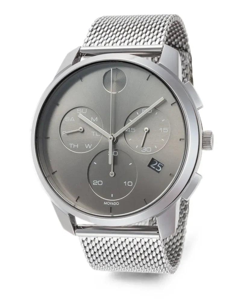 Movado Bold Armbanduhr mit Mesh-Armband 40mm - Grau Grau