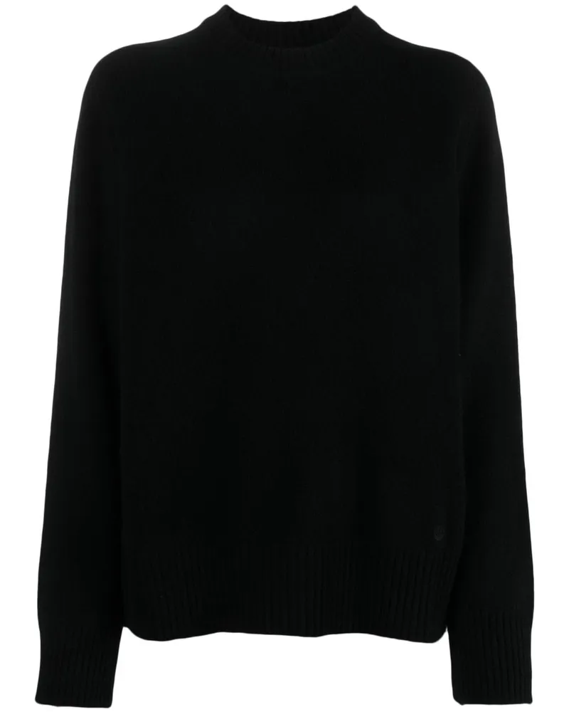 Loulou Studio Baltra Pullover aus Kaschmir Schwarz