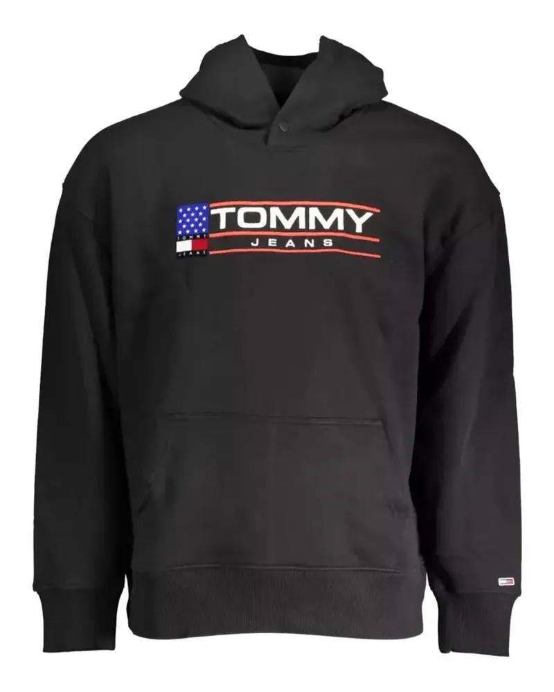 Tommy Hilfiger logo-print hoodie - Schwarz Schwarz