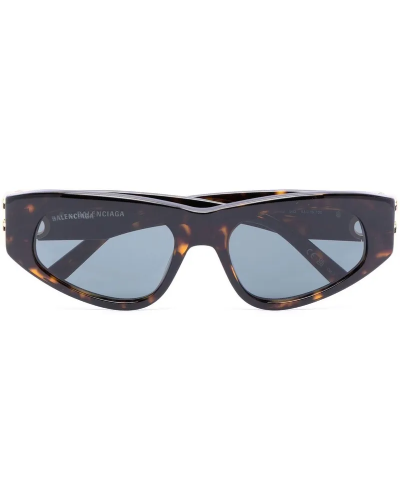 Balenciaga Dynasty Cat-Eye-Sonnenbrille Braun