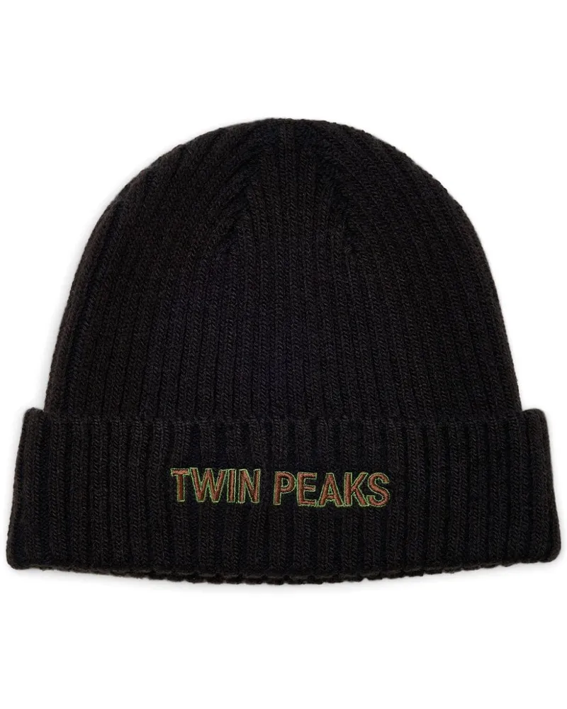 Undercover Twin Peaks Beanie - Schwarz Schwarz