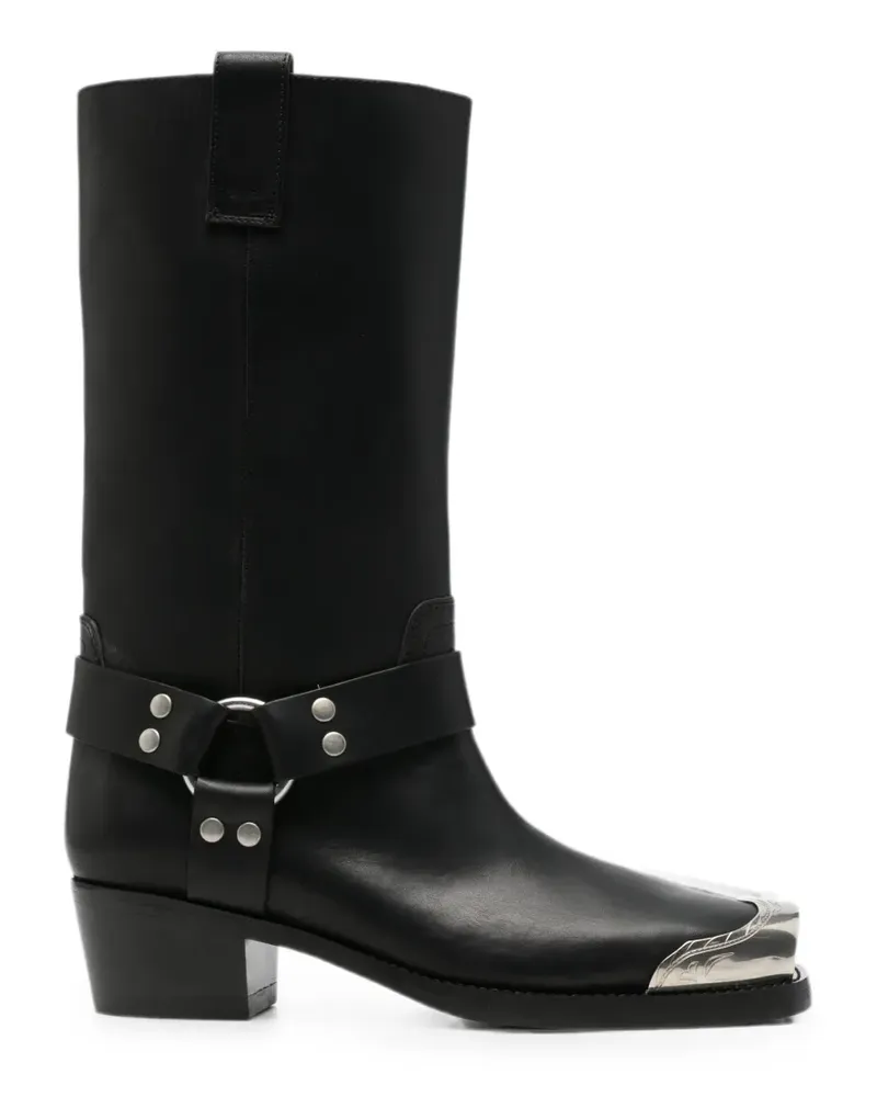 Paris Texas Roxy metal-toe boots - Schwarz Schwarz