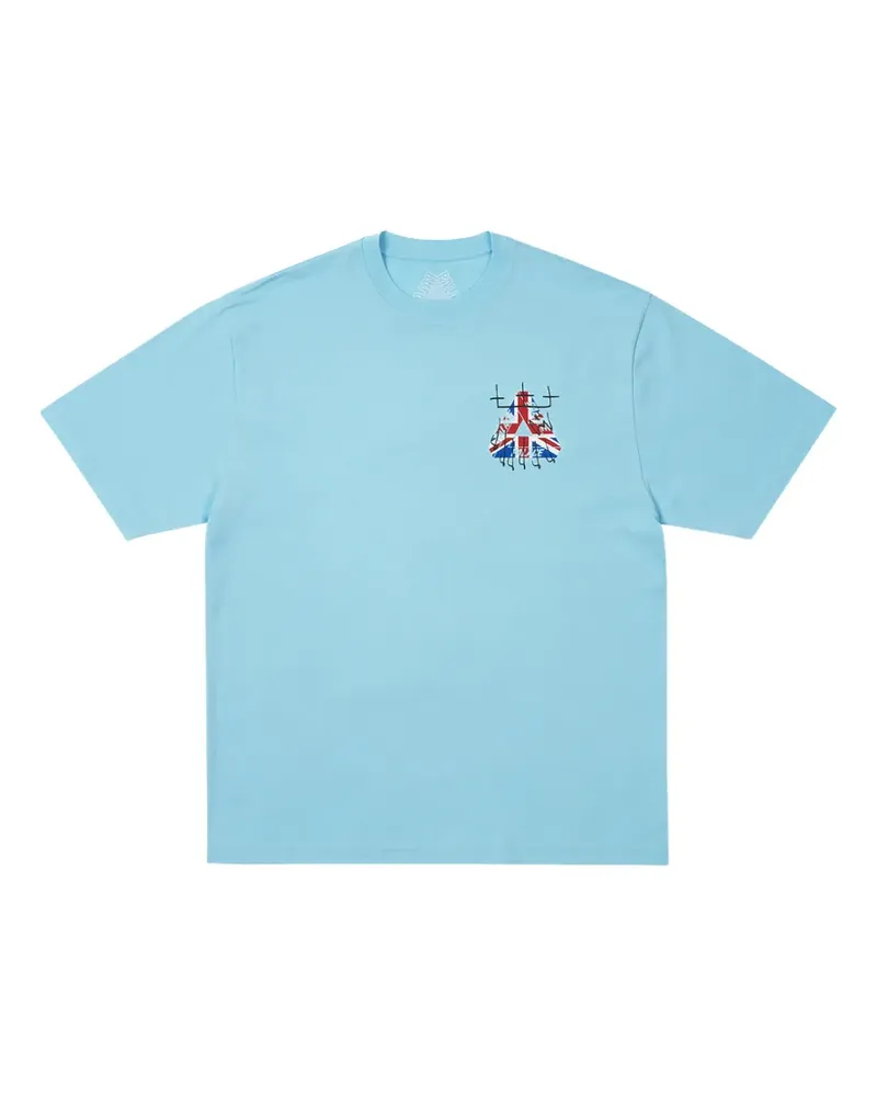 PALACE T-Shirt mit grafischem Print - Blau Blau