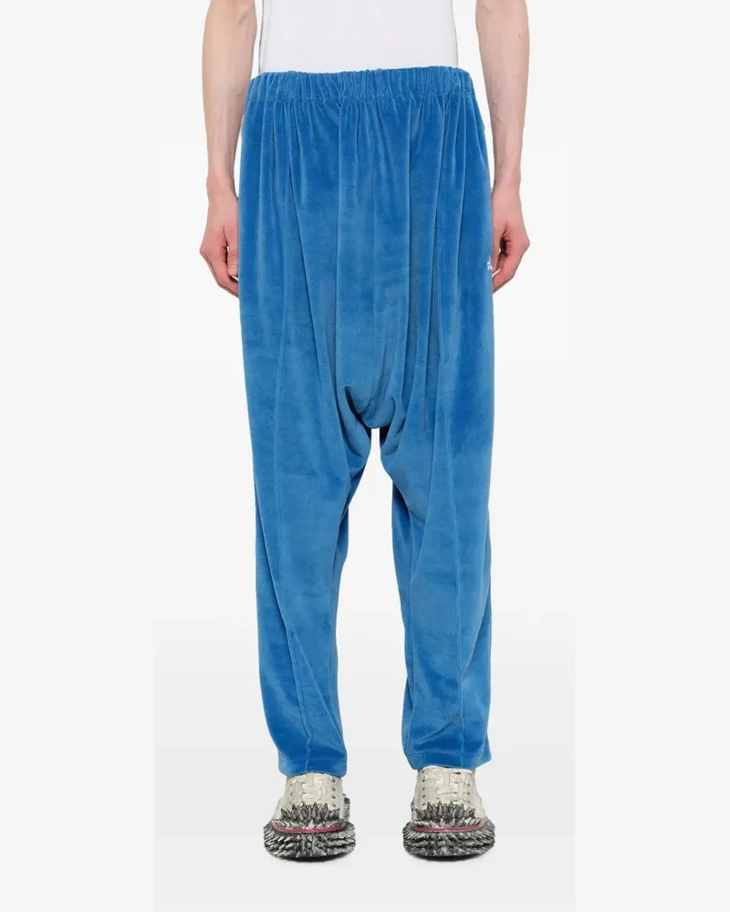 Doublet elasticated-waist track pants - Blau Blau