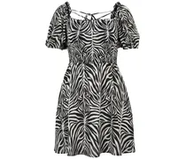 Kasota Kleid mit Zebra-Print