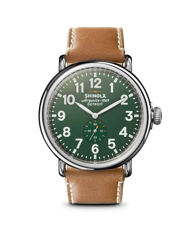 SHINOLA Runwell 47mm - Grün Grün