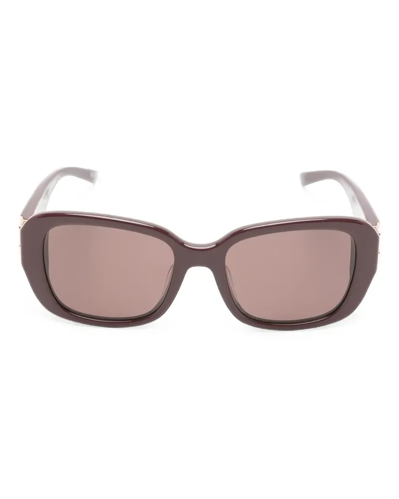 Balenciaga BB logo rectangle-frame sunglasses - Violett Violett