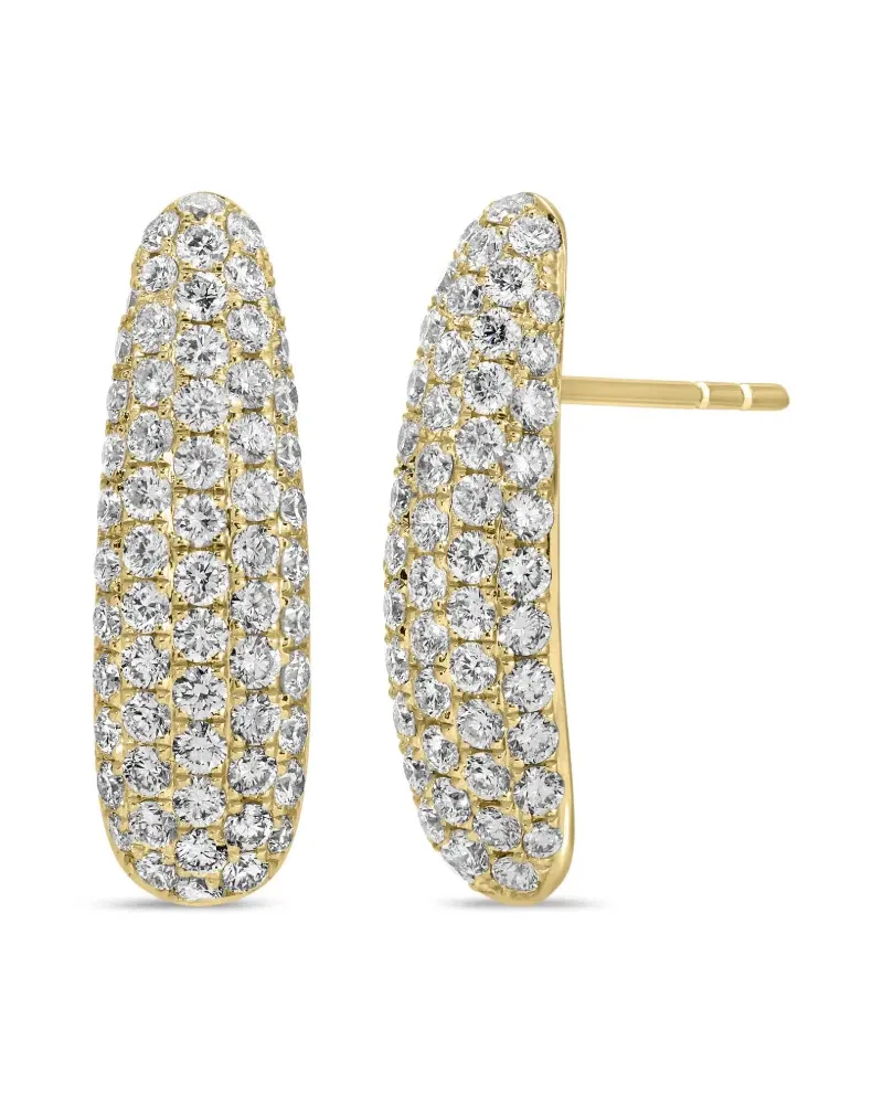 ANITA KO Claire Ohrringe mit Diamanten - Gold Gold