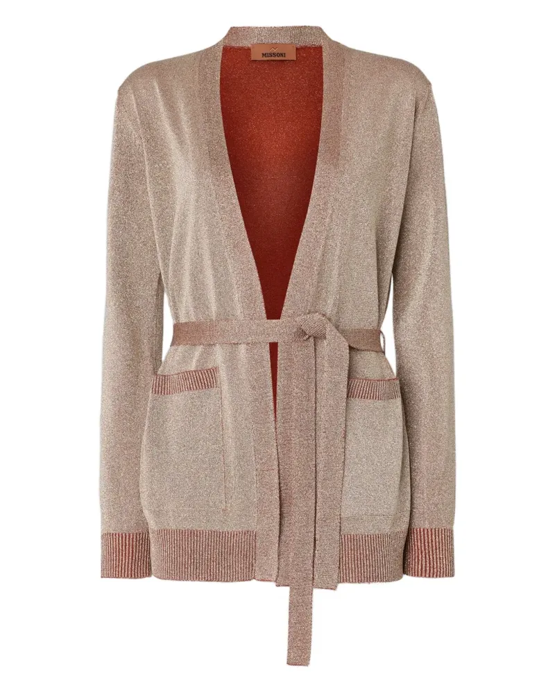Missoni Cardigan mit Gürtel - Braun Braun