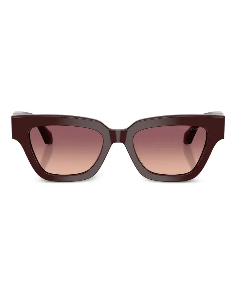 Giorgio Armani geometric logo sunglasses - Braun Braun
