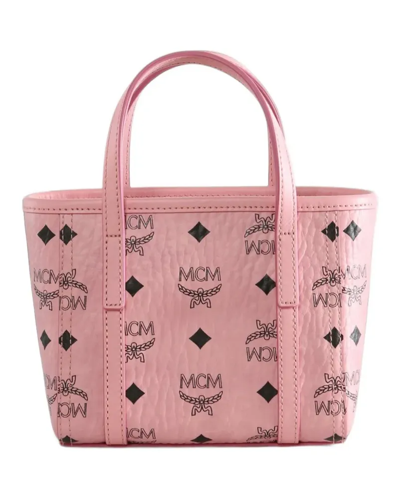 MCM X-mini Toni monogram-print crossbody bag - Rosa Rosa
